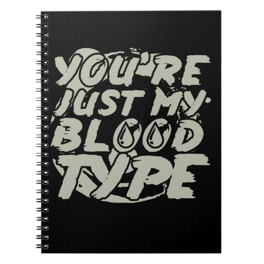 Halloween Party bloed Notitieboek (Voorkant)