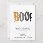 Halloween Party Boo Personalized Spooktacular Kaart (Voorkant)