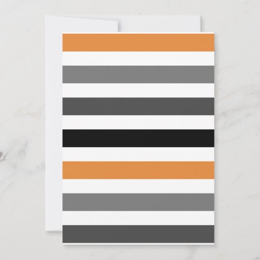 Halloween Party Boo Personalized Spooktacular Kaart (Achterkant)