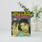 Halloween Party Briefkaart Uitnodigen (Staand voorkant)