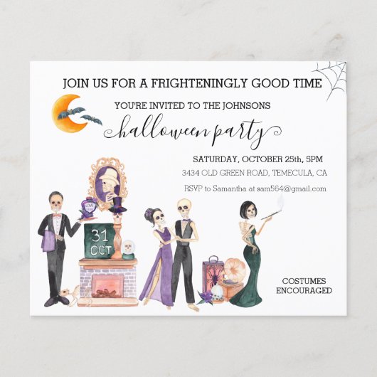 Halloween Party Budget Skeleton (Voorkant)