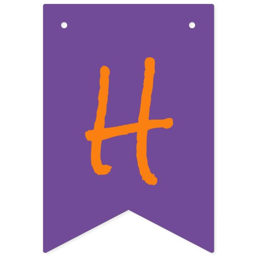 Halloween Party Bunting Flags Vlaggetjes (Eerste vlag)