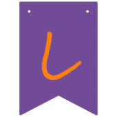 Halloween Party Bunting Flags Vlaggetjes (Derde vlag)