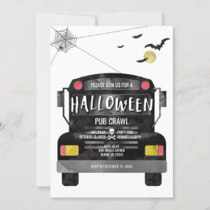 Halloween Party Bus Kaart