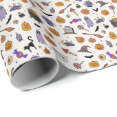 Halloween Party Cadeaupapier (Rol Hoek)