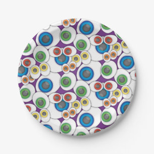 Halloween Party Cartoon Eyes Paper Bord