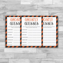 Halloween Party Categorieën en Woorden Spel