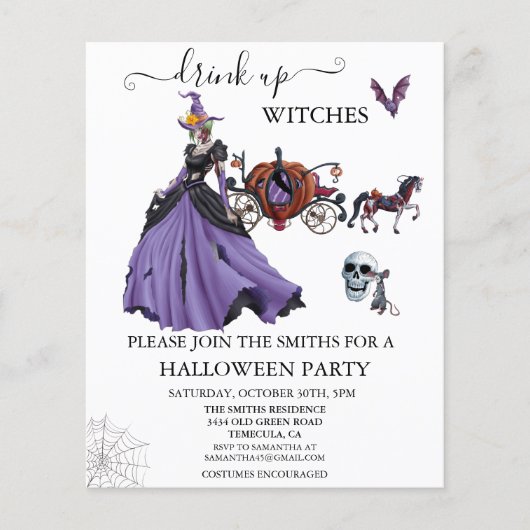 Halloween Party Cinderella Witch Zombie (Voorkant)