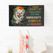 Halloween Party Circus Clown Scary Carnival Custom Spandoek (Insitu)