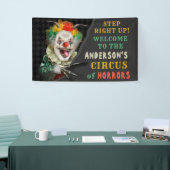 Halloween Party Circus Clown Scary Carnival Custom Spandoek (Beurs)