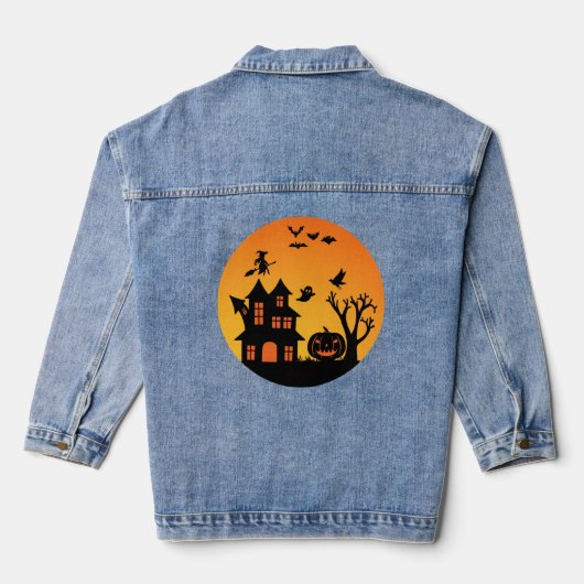 Halloween Party Collectie! Denim Jacket (Achterkant)
