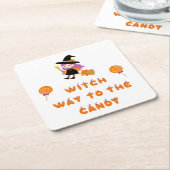 Halloween Party Collectie! Kartonnen Onderzetters (Schuin)