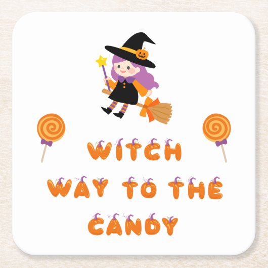 Halloween Party Collectie! Kartonnen Onderzetters (Voorkant)