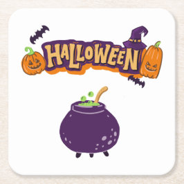 Halloween Party Collectie! Kartonnen Onderzetters