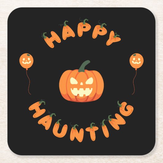 Halloween Party Collectie! Kartonnen Onderzetters (Voorkant)