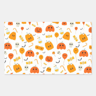 Halloween Party Collectie! Rechthoekige Sticker