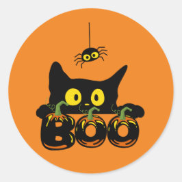 Halloween Party Collectie! Ronde Sticker