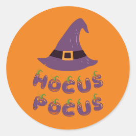 Halloween Party Collectie! Ronde Sticker