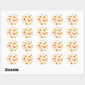 Halloween Party Collectie! Ronde Sticker (Vel)