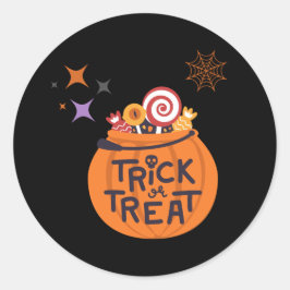 Halloween Party Collectie! Ronde Sticker