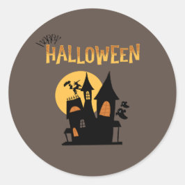 Halloween Party Collectie! Ronde Sticker