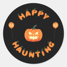 Halloween Party Collectie! Ronde Sticker