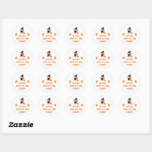 Halloween Party Collectie! Ronde Sticker (Vel)