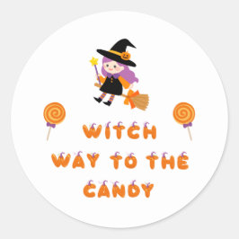 Halloween Party Collectie! Ronde Sticker