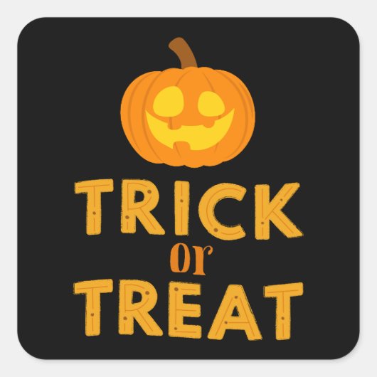 Halloween Party Collectie! Vierkante Sticker (Voorkant)