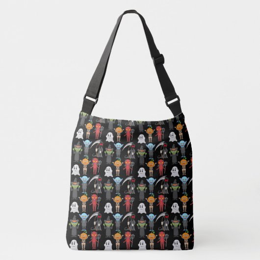 Halloween Party Cross-Body Bag Crossbody Tas (Voorkant)