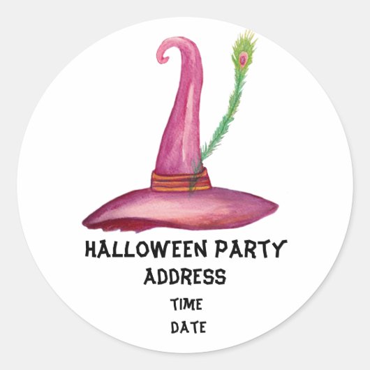 Halloween Party Custom Sticker (Voorkant)