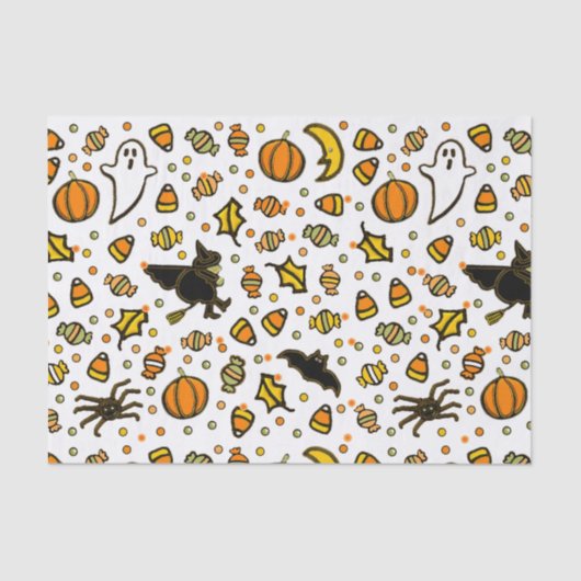 Halloween Party Decor Tissuepapier (Voorkant)