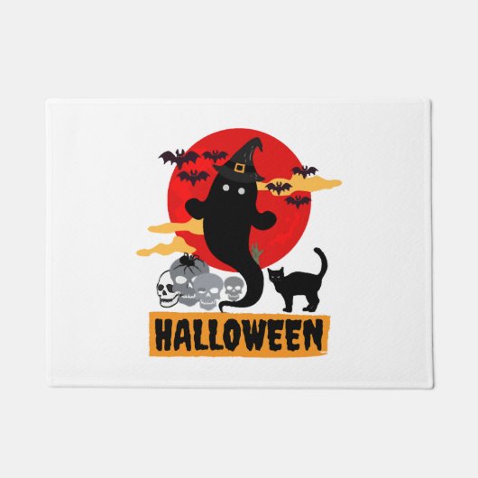 Halloween Party Deurmat (Voorkant)