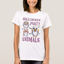 Halloween Party Dieren T-shirt