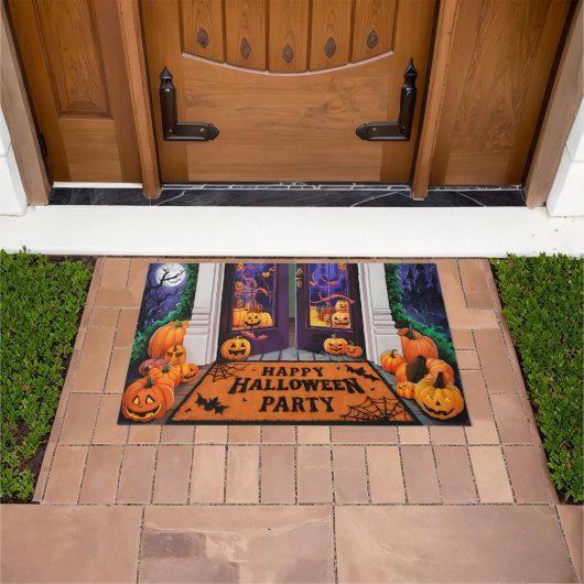 Halloween Party Doormat Deurmat (Buiten)