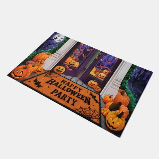 Halloween Party Doormat Deurmat (Schuin)