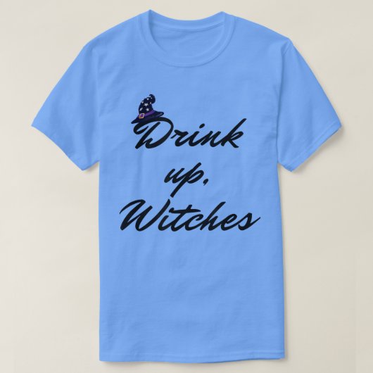 Halloween Party Drink T , Drink heksen op T-shirt (Design voorkant)