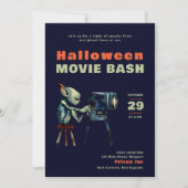 Halloween Party Enge Films Nacht Imp Gremlin Kaart (Voorkant)