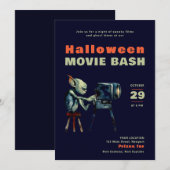 Halloween Party Enge Films Nacht Imp Gremlin Kaart (Voorkant / Achterkant)