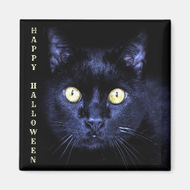 Halloween Party Enge Zwarte Kat Horror Donkere Nac Magneet