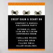 Halloween Party Event Poster (Voorkant)