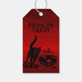 Halloween Party Evil Black Cat Pumpkin Red Scary Cadeaulabel
