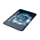 Halloween Party Evil Blue Pumpkin Horror Badmat (Gekanteld)