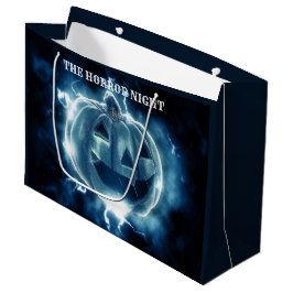 Halloween Party Evil Blue Pumpkin Horror Groot Cadeauzakje