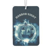 Halloween Party Evil Blue Pumpkin Horror Luchtverfrisser (Achterkant)