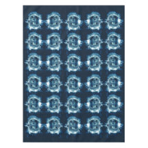 Halloween Party Evil Blue Pumpkin Horror