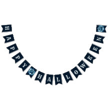 Halloween Party Evil Blue Pumpkin Horror