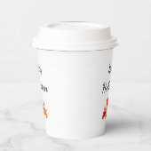 Halloween Party Fall laat elegant gebladerte achte Papieren Bekers (Links)