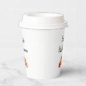 Halloween Party Fall laat elegant gebladerte achte Papieren Bekers (Rechts)