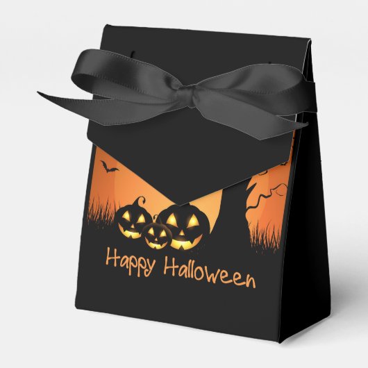 Halloween Party Favor Box Bedankdoosjes (Voorkant Zijde)